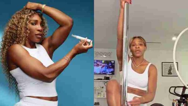 Serena Williams muestra sus habilidades de pole dance
