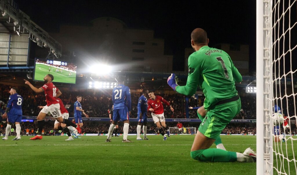 Chelsea pierde con Manchestewr United 0 – 1  Premier League 2026