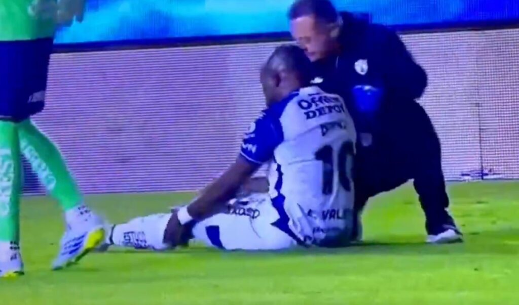 Enner Valencia salió lesionado en Pachuca vs Pumas