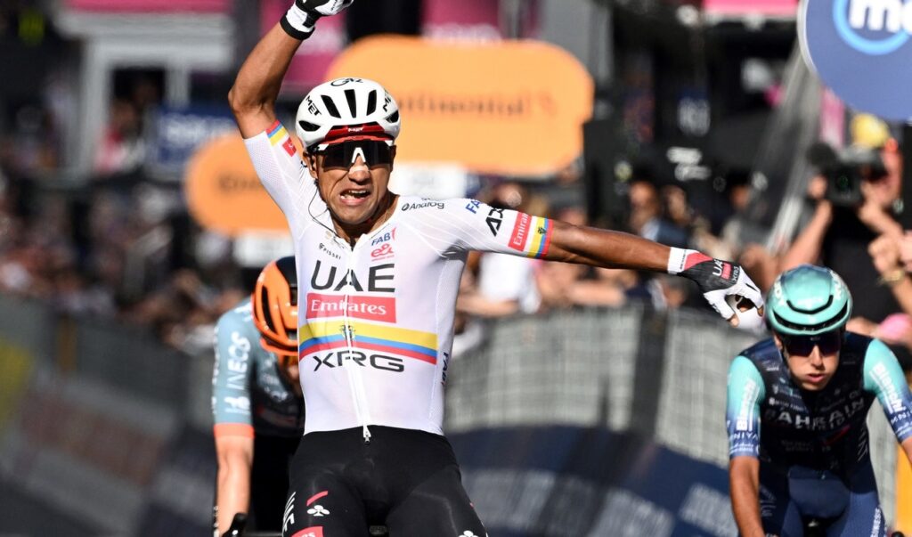 Jhonatan Narváez se impuso en la Etapa 4 del Giro de Italia