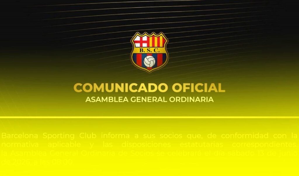 Barcelona SC convoca a Asamblea de socios, después de semanas de silencio