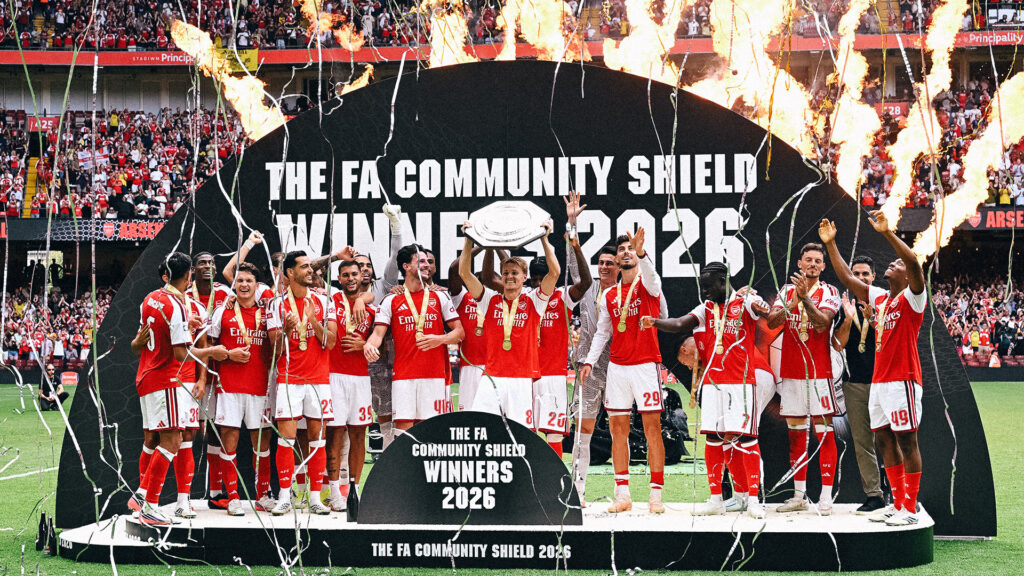 El Arsenal vemcio al Manchester City 3- 0 y quedó campeón de la Community Shield