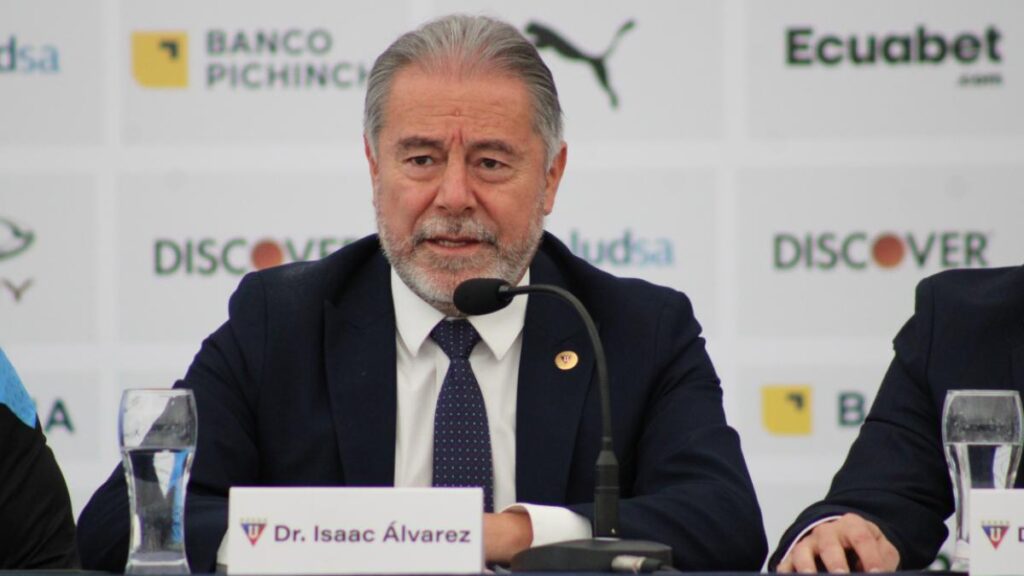 Isaac Álvarez reveló la deuda que tiene Liga de Quito