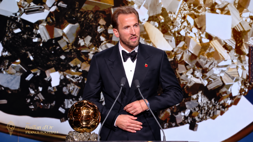 Harry Kane tras ganar el Balón de Oro 2026