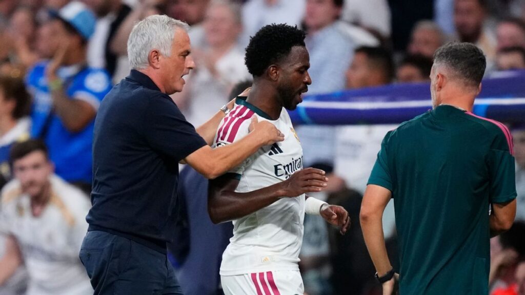 Mourinho, sobre Vinícius: “Intocable solo es el escudo”
